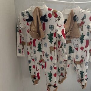 Festive Reindeer Kids Pajamas